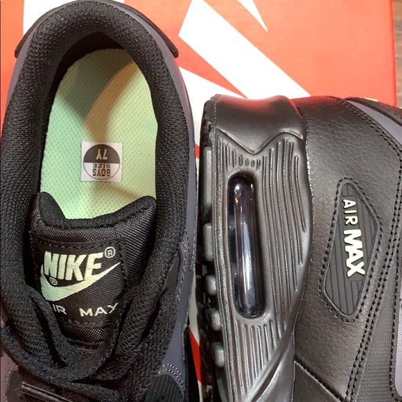 NIKE AIR MAX 90 LTD (GS) Dark Grey/Black-Dark Grey - Picture 12 of 16